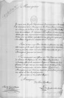 Cartas do marquês De La Rosière para João de Almeida de Melo e Castro expondo as razões sobre a recusa em assumir um lugar no Conselho Militar.