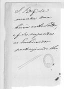 Carta do marquês Estribeiro-Mor para António de Araújo de Azevedo sobre a naturalidade do soldado Patrício António.