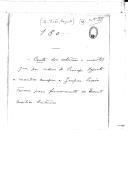 Relação da conta dos cobertores e mantas que o Príncipe Regente mandou comprar a Gaspar Pessoa Tavares para fornecimento do Exército auxiliar britânico.