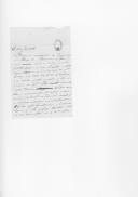 Carta de Hugo de Fournier, capitão de engenheiros do exército de Junot, para o conde de Sampaio participando-lhe a sua chegada a Almeida.