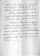Carta (minuta) acerca da ausência de D. João Luís Auran, cônsul geral de Cartagena, tendo sido substituído por Bartolomeu Michelotti.