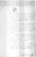 Carta de Joaquim José Mascarenhas Passanha, do Arsenal Real do Exército, informando em que maço constam as remessas de 1791 a 1801.
