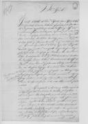 Carta do marechal-de-campo conde de Aveiras para o barão de Castelo Novo sobre as vagas existentes no Regimento de Cavalaria de Alcântara.