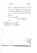 Ofícios dirigidos à 1º Repartição da 2ª Direcção do Ministério da Guerra, remetendo relações dos empregados da tesouraria e do comissariado que desertaram em Montevideu desde 11 de Setembro de 1822 até à saída da Divisão dos Voluntários Reais d'El-Rei em 8 de Março de 1823.