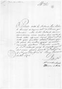 Carta com um pedido de proteção para António José Robalo