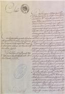 Carta régia dirigida ao conde de Sabugosa, Vasco Fernandes César de Meneses, vice-rei e capitão geral do Brasil sobre o pagamento das terças